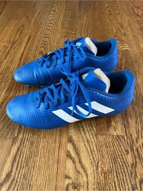 Adidas Nemesis Women's Size 7.5 Soccer Cleats Shoes Blue White